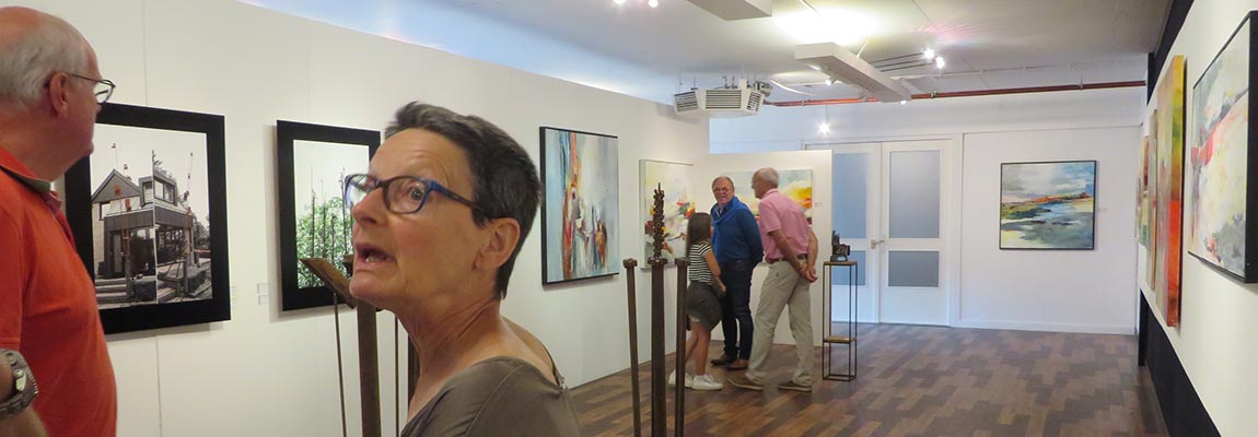 Opening expo juni 2018 kunstation uden