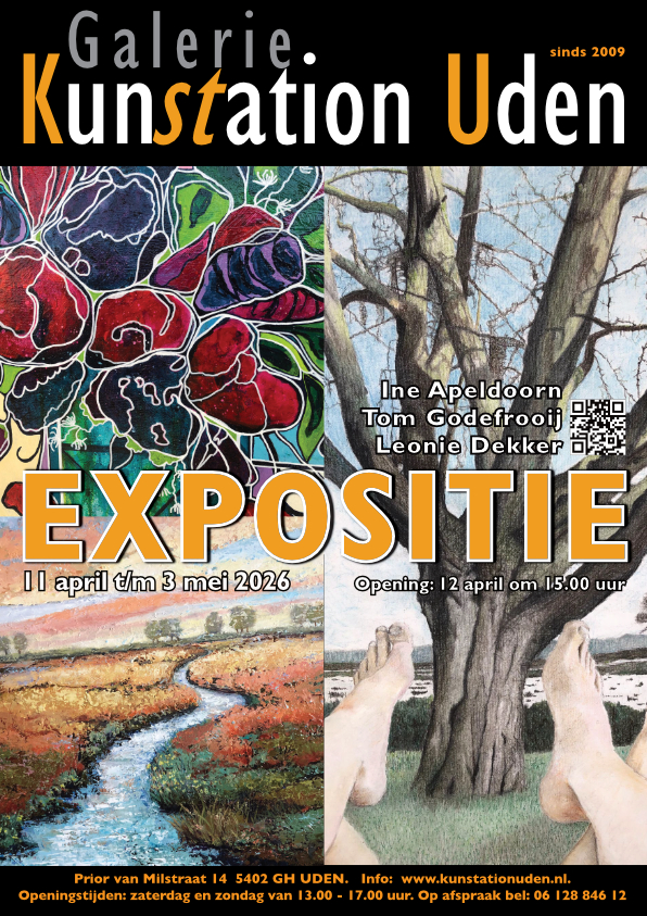 Poster 04 april 2026 Kunstation Uden