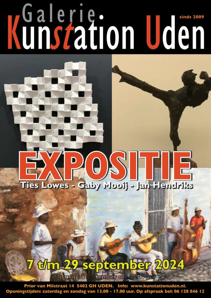 2024 09 Expositie Sept Kunstation Uden poster