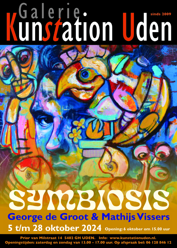 2024 10 Expositie Okt Kunstation Uden poster
