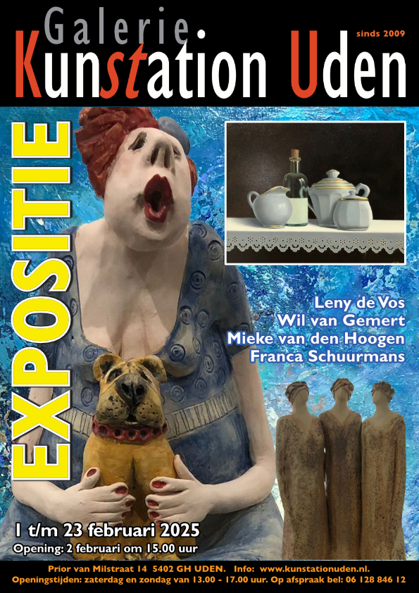 2025 02 Expositie Febr Kunstation Uden poster