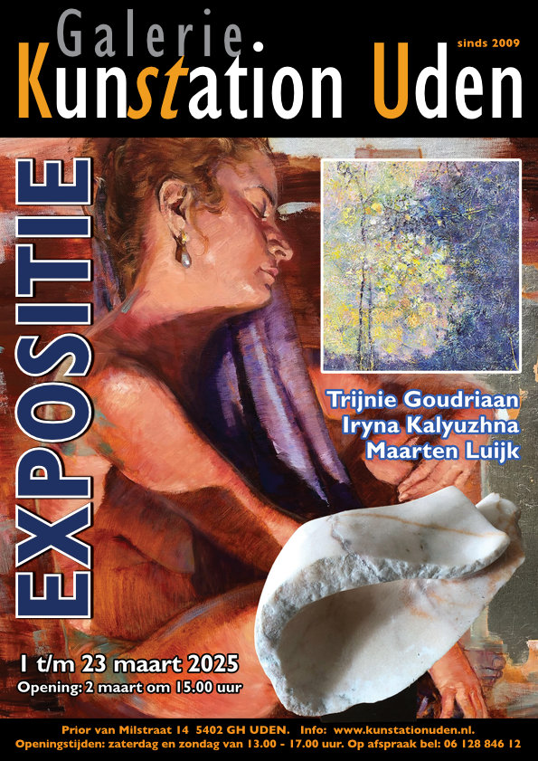 2025 03 Expositie Maart Kunstation Uden poster