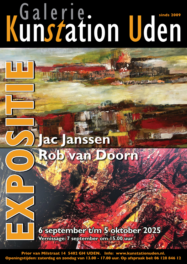 2025 09 Expositie Sept Kunstation Uden poster 2025 09 Expositie Sept Kunstation Uden poster